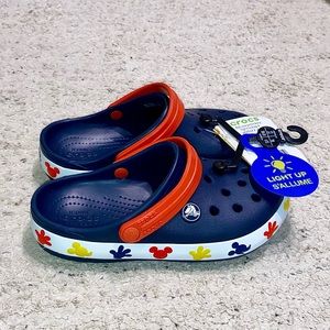 Kids Mickey Mouse Light Up Crocs